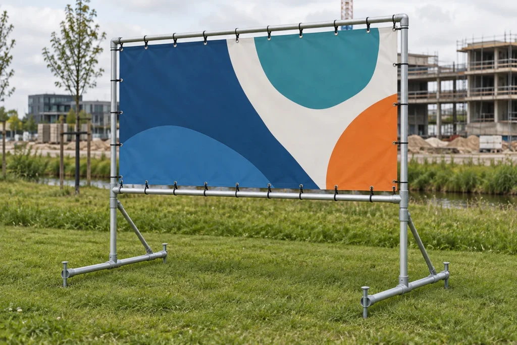 Vrijstaand spandoekframe, beeld 2