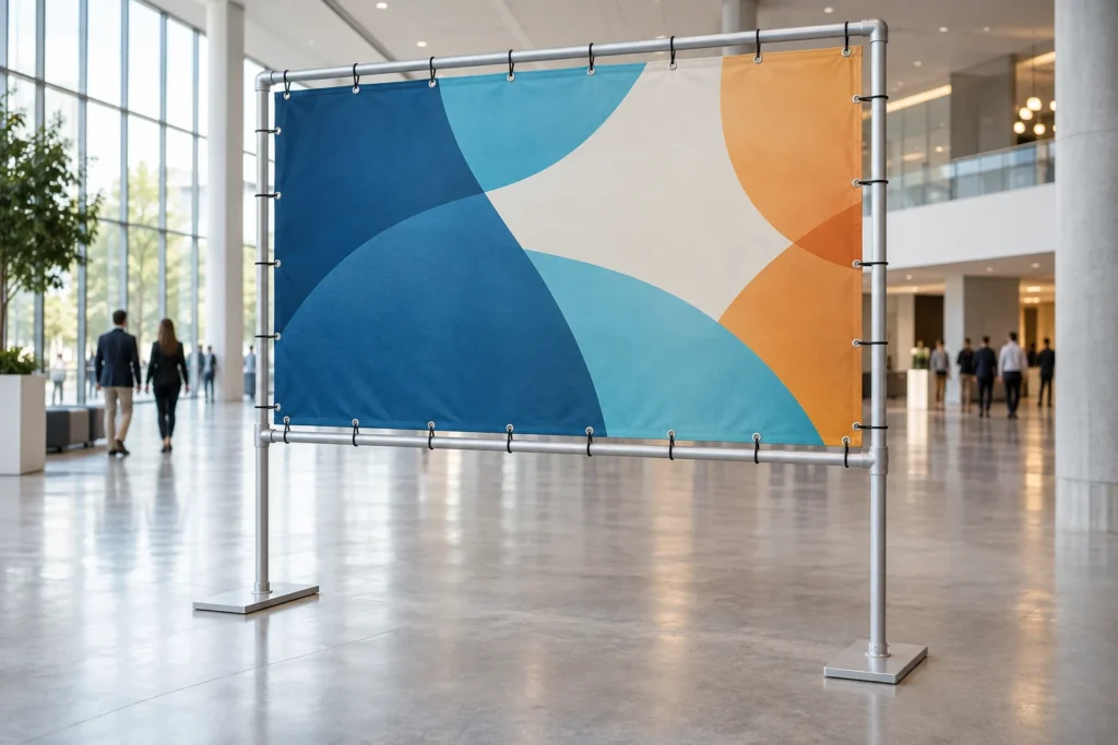 Vrijstaand spandoekframe, beeld 3